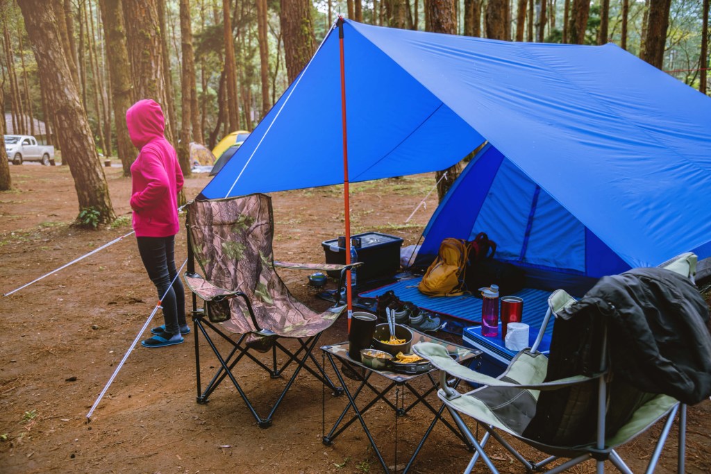 Picture of: Best tips for camping in the rain – Thimble and Twig