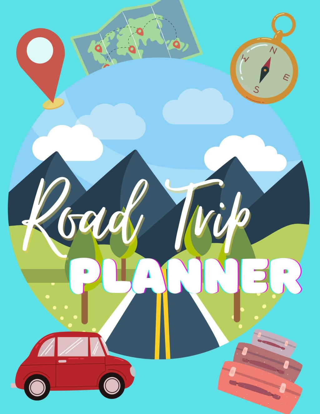 Picture of: The Best Road Trip Planner You’ll Ever Need – Easy Peasy Creative