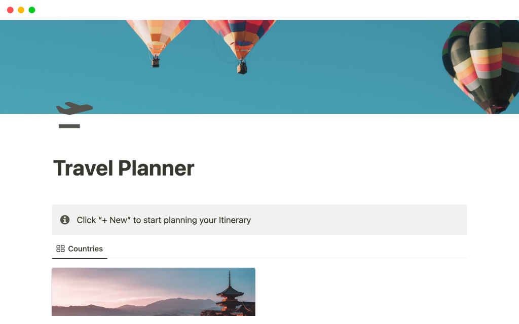Picture of: Travel Made Easy with Notion’s Trip-Planning Templates