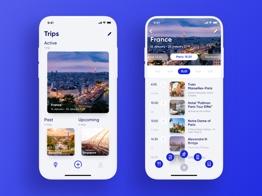 Picture of: Travel Planner App by tubik on Dribbble